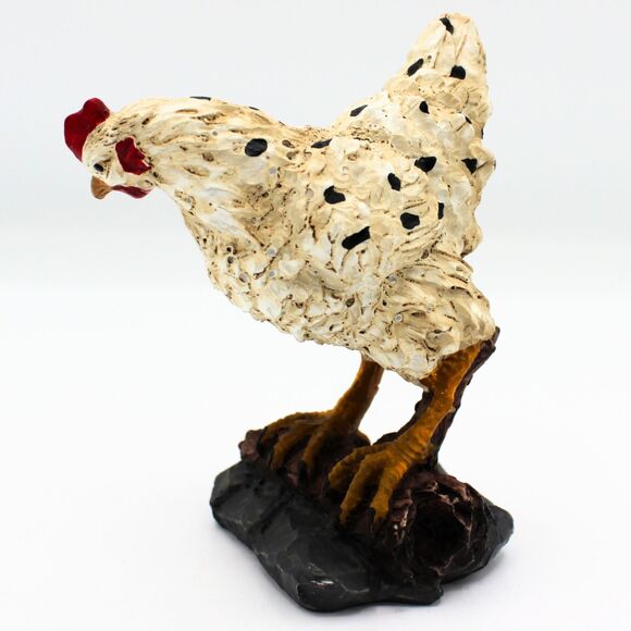 Vintage Chicken Hen Figurine Country Kitchen Home Decor Farmhouse Charm 4" Tall - Picture 5 of 6